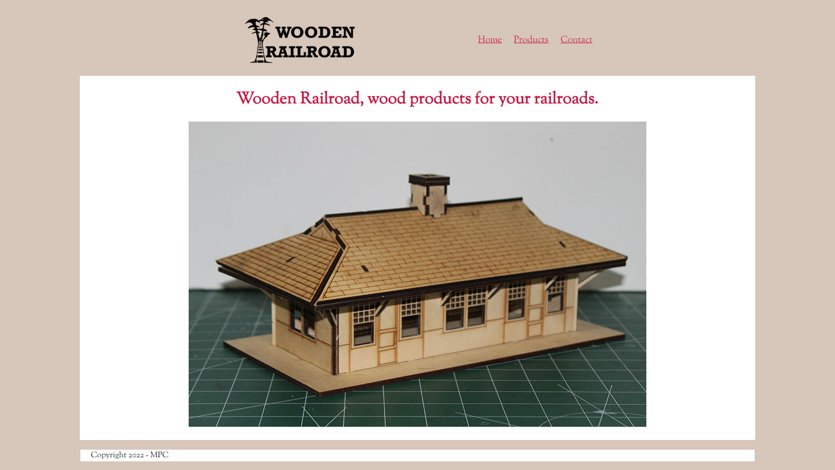 Wooden Railroad Website